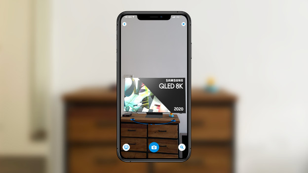 TV in der App platzieren