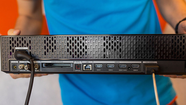 Anschlüsse der One Connect Box