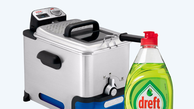 Fritteuse komplett auseinander