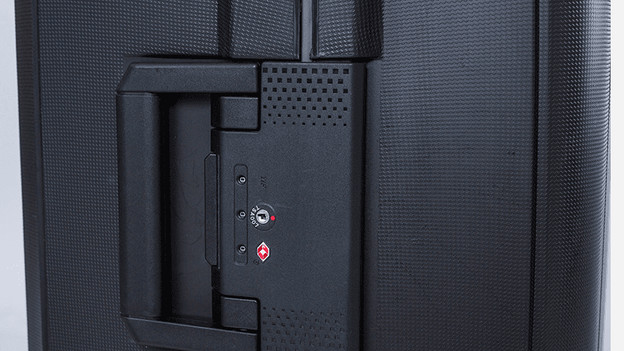 TSA-Klickschloss roter Hebel