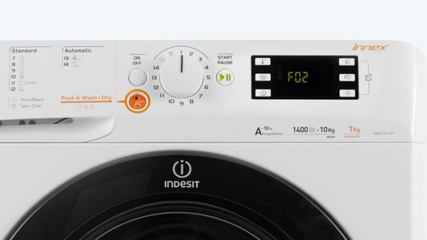 Indesit-Waschmaschine Fehler F02