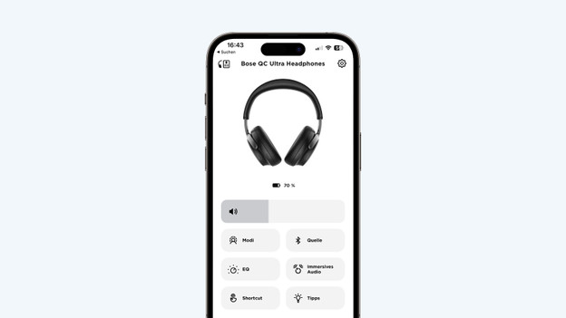 Bose Music App im Einsatz