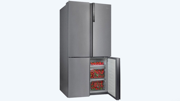 Haier Multidoor: Du öffnest einen Teil des Kühl- oder Gefrierteils.