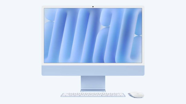 iMac: large screen, but less sharp