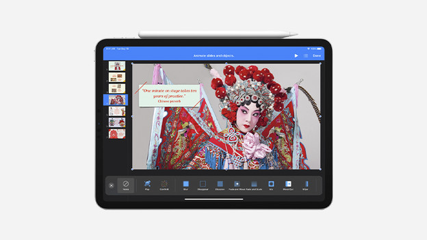 Apple Keynote auf dem iPad