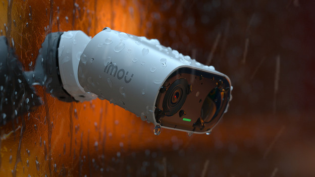 Outdoor IP camera with SD card