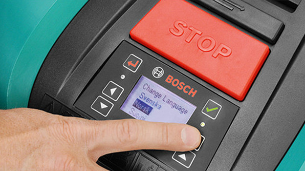 Bosch Indego Mähroboter Sprache einstellen