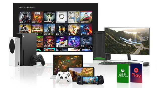 Various Game Pass subscriptions