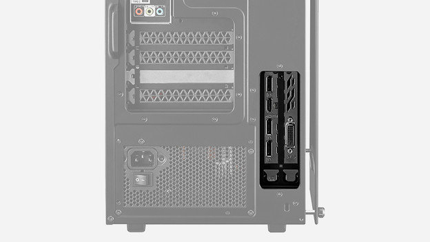 Grafikkartenanschlüsse auf einem PC erklärt.