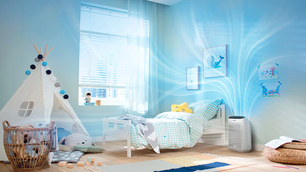 Why does an air cleaner help with hay fever?