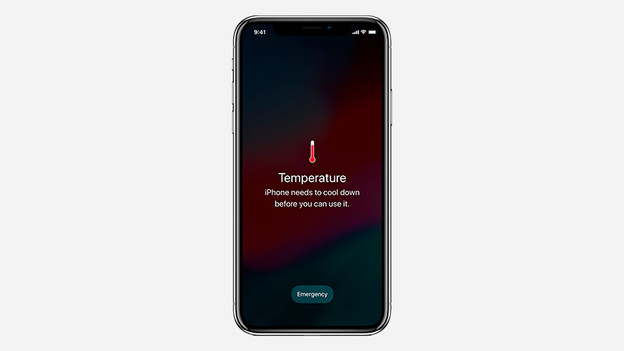 iPhone temperature