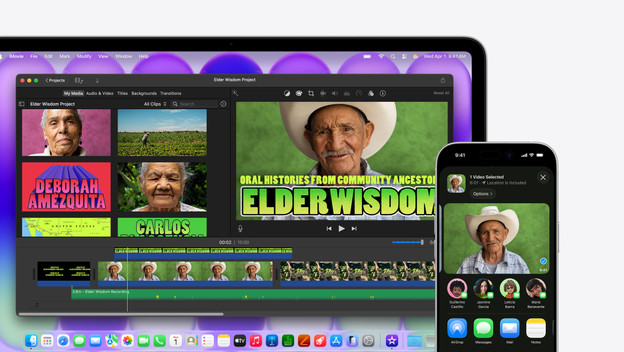 AirDrop iPhone and MacBook
