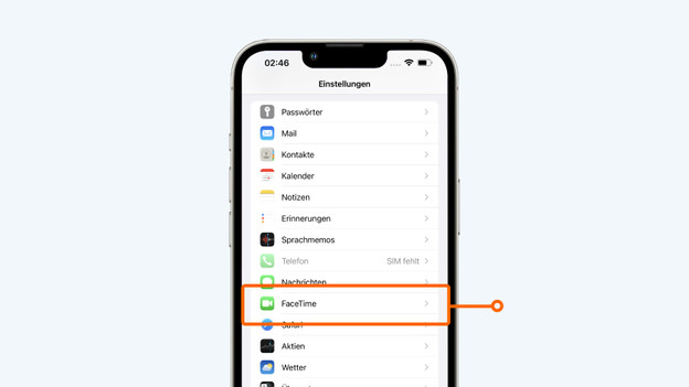 FaceTime aktivieren