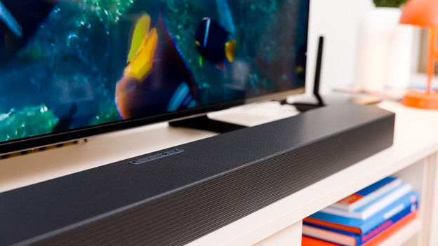 TV with soundbar