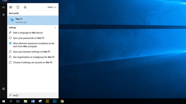 Startmenü: Dieser PC