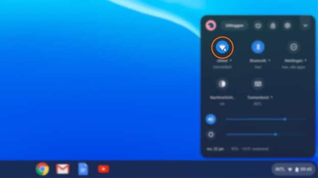 WiFi settings Chromebook