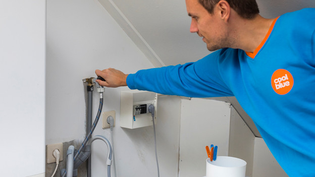 Zulauf-Wasserhahn Waschtrockner