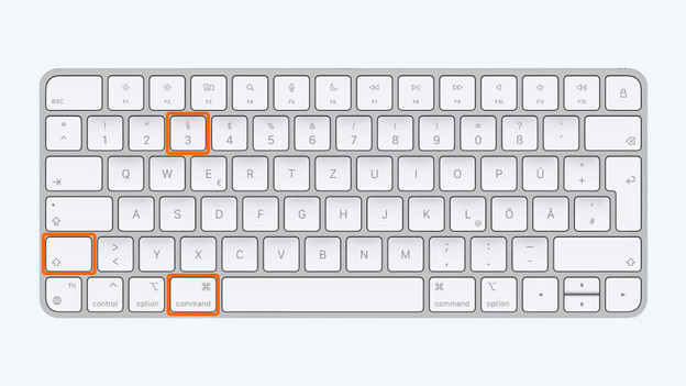 Screenshot vom gesamten MacBook-Bildschirm