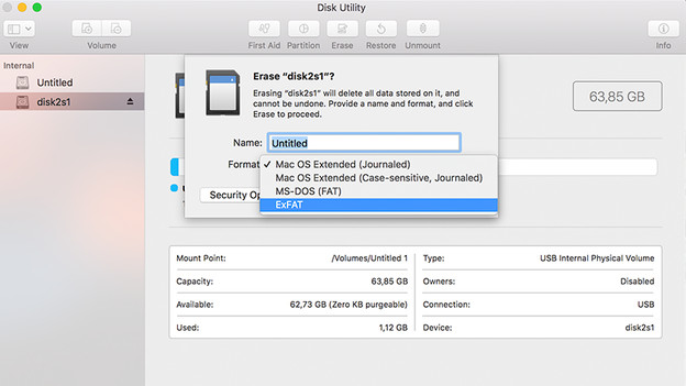 Art des Dateiformats