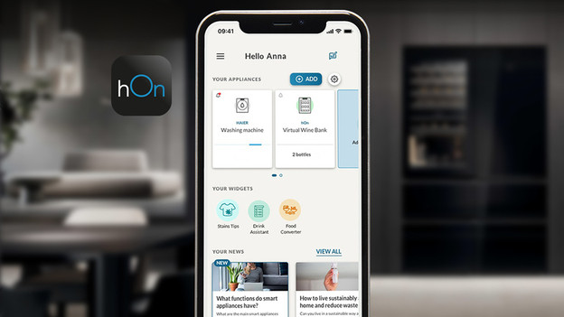 Connect the Haier fridge to the hOn app