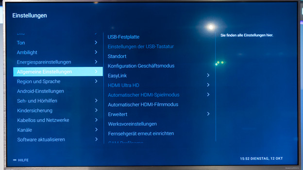 Allgemeine Einstellungen