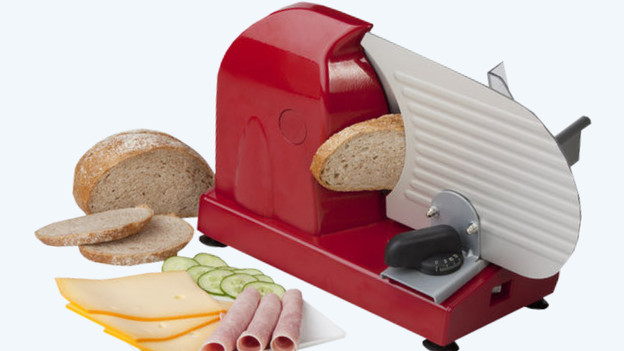 Schneidemaschine mit Brot