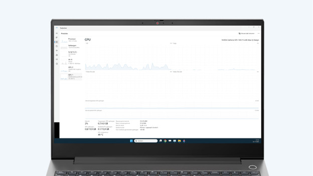 Task-Manager auf einem Windows Laptop