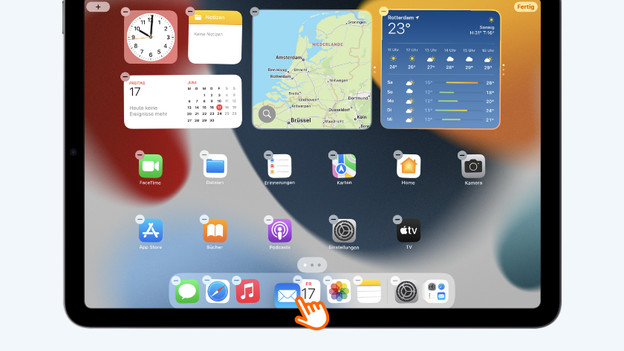 Apps im Dock wechseln