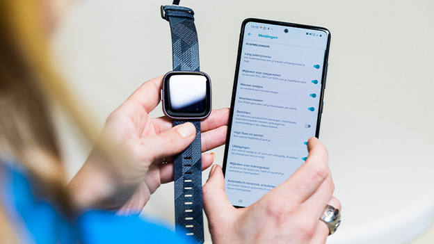 Adjust the settings in the app on your smartphone