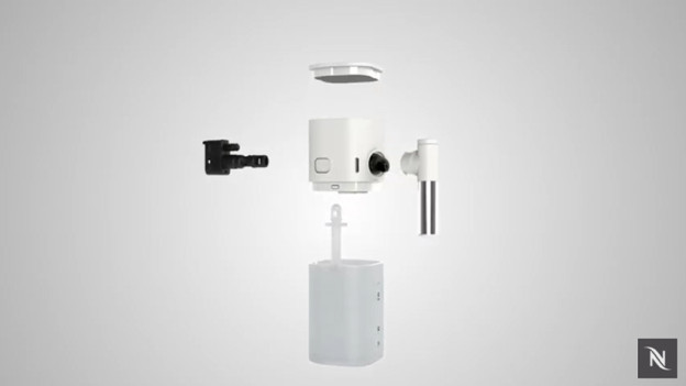 Reinige alle Zubehörteile