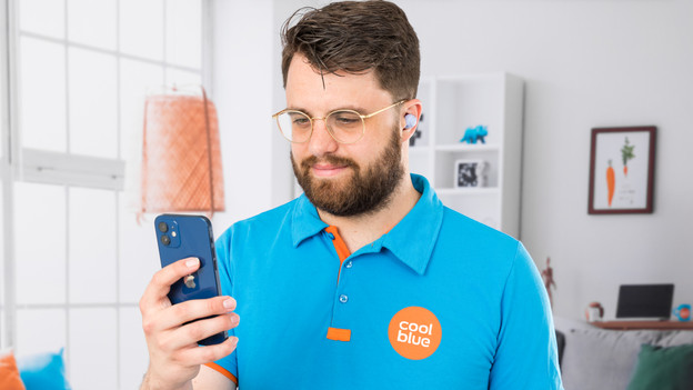 Sony WF-C700N in use