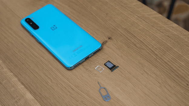 Place SIM card