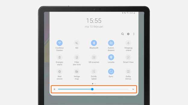 Displayhelligkeit verringern