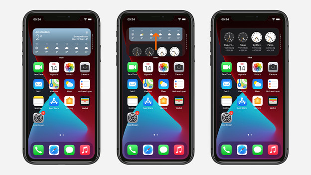 Widget Stapel iPhone