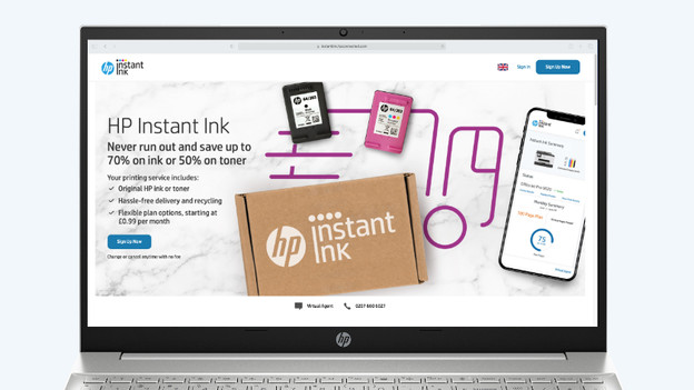 HP Instant Ink website