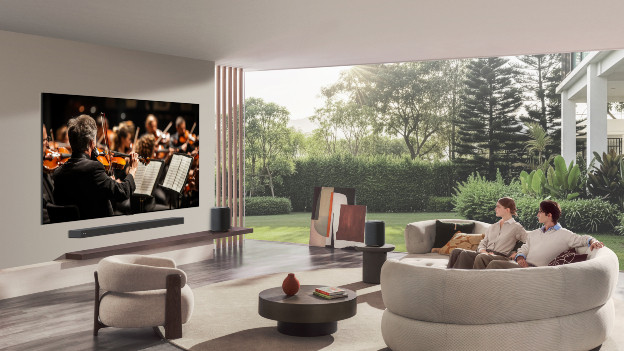 TV mit Soundbar, Fernsehgerät mit Soundbar, Sound