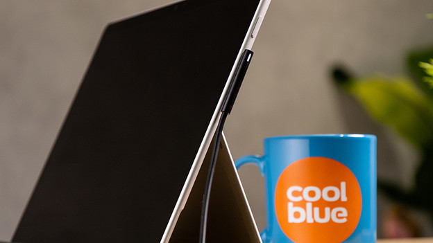 Surface laptop with charging cable