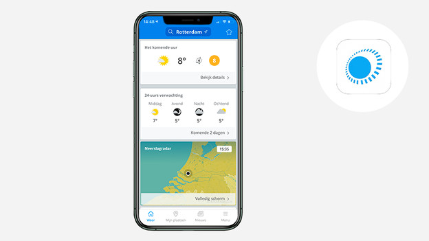 Apple iPhone iOS WeatherOnline app