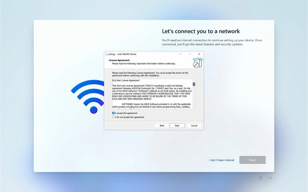 Windows WiFi settings