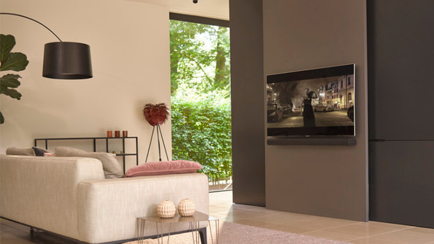 Harman Kardon Soundbar im Wohnzimmer