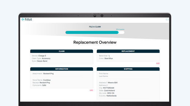 Check Fitbit request