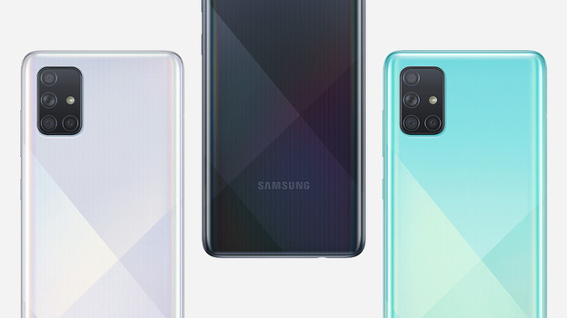 Samsung A71: suitable for demanding apps, 4500mAh battery