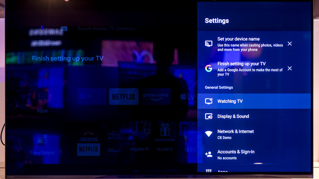 Go to Display & Sound