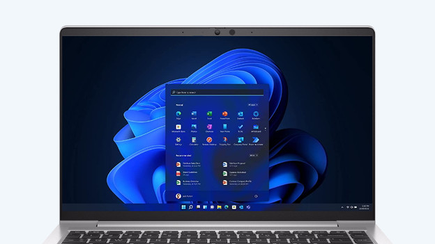Microsoft Blue Bloom on start screen