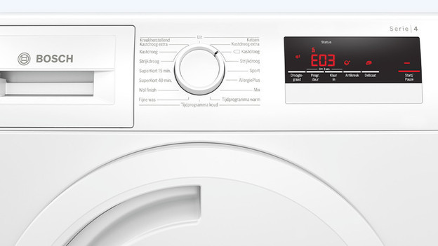 Bosch dryer error