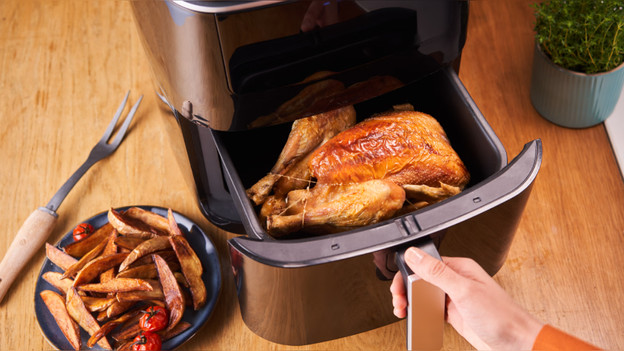 Fleisch in der Heißluftfritteuse