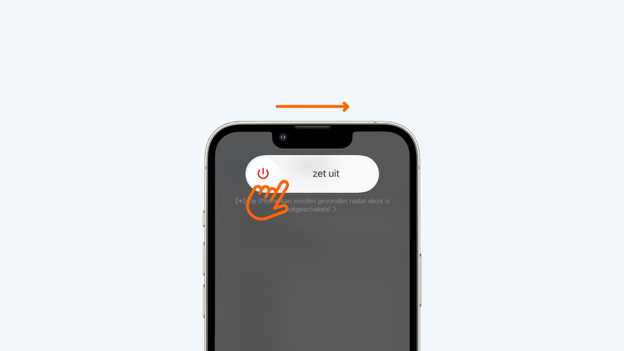 Wische die Schaltfläche nach rechts