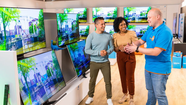 Philips-Fernseher im Store