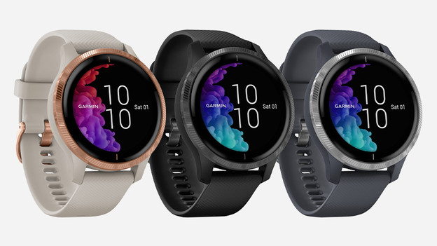 Garmin Venu: rund, AMOLED-Display