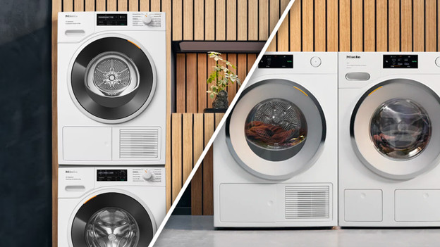 Miele washing machine and dryer sets